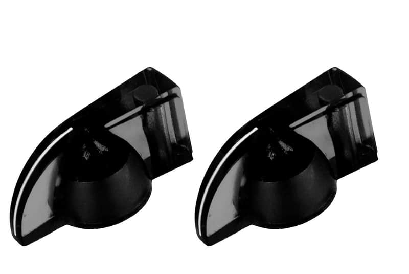 Black Pointer Knobs Set of 2 image 1
