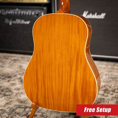 Gibson J-45 Standard Acoustic/Electric Guitar - Heritage Cherry Sunburst with Hardshell Case image 2