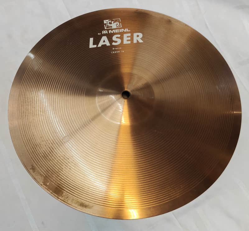 Meinl Laser Bronze 16" Crash Becken Cymbal B8 Vintage Top Zustand Rare image 1