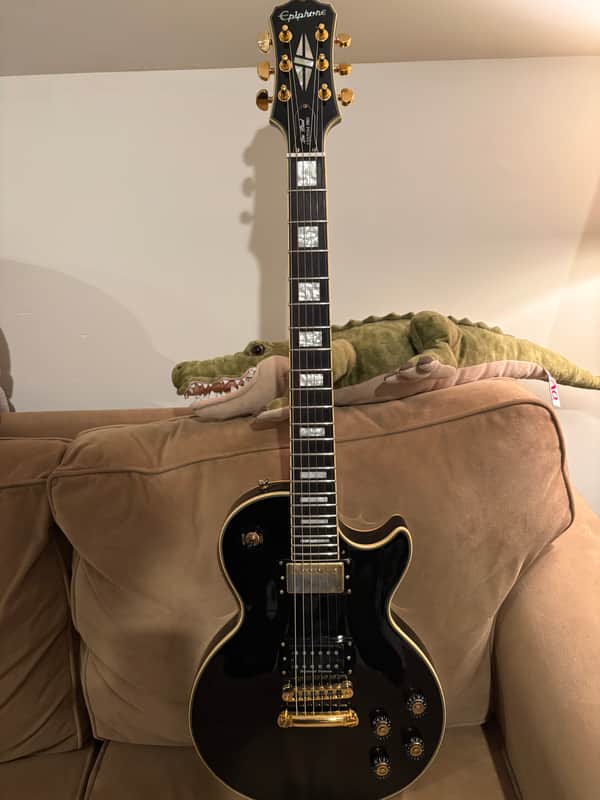Epiphone Les Paul Custom PRO - Ebony UPGRADES image 1