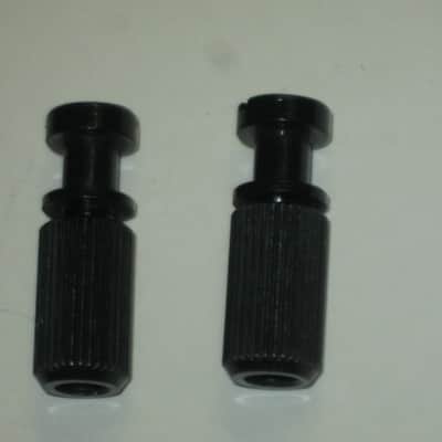 ONE pair of rarely used (rarely handled) Gibson BLACK GLOSS Finish STUDS (aka Mounting Pieces) and Black Finish ANCHORS (aka Inserts) for PTTP BLACK GLOSS Finish Stop Bar Tailpiece (Tailpiece NOT included) came off of a 2000 LP Gothic (NO guitar) image 22