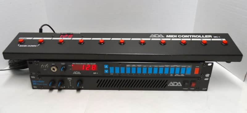 VINTAGE ADA MP-1 Midi Programmable Tube Guitar Preamp MC-1 | Reverb