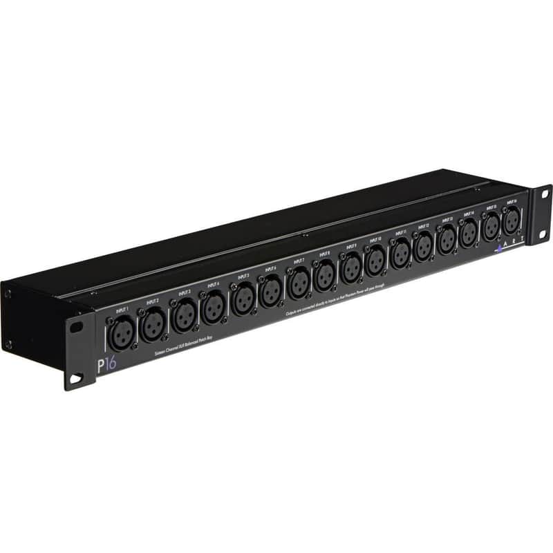 ART P16 Sixteen Channel XLR Balanced Patch Bay image 1