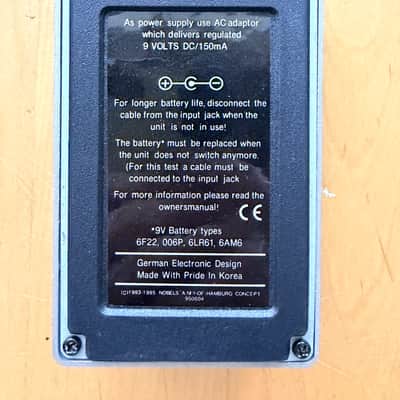 Nobels PRE-1 Preamp / Booster 2000’s - Silver - Boxed image 2