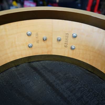 DW USA Collector's Series R30 "Starman" Neil Peart Signature Edge 6x14" Icon Snare Drum image 5