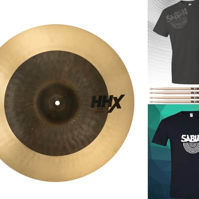 Sabian HHX 19" Omni Ride Effect Cymbal +Shirt/2x Sticks Bundle | Made in Canada | Authorized Dealer image 1