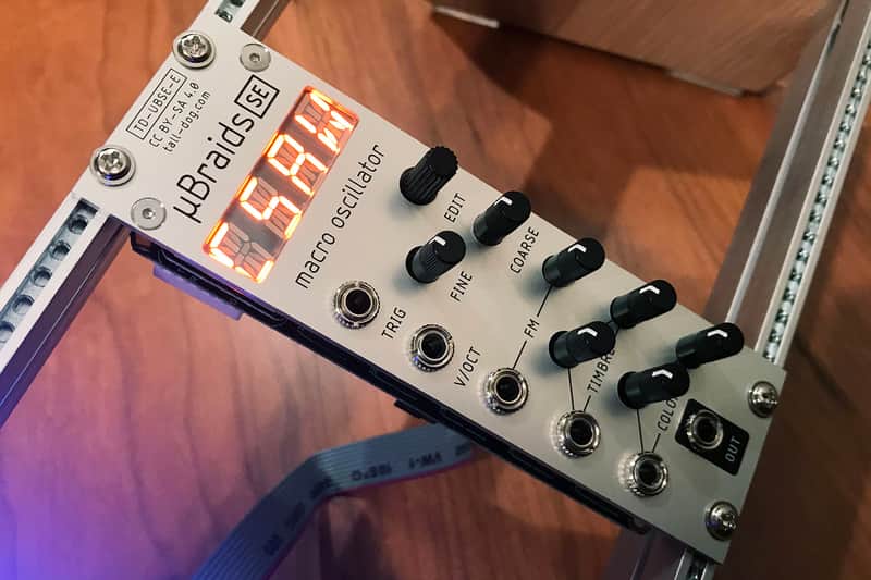 Tall Dog µBraids SE (uBraids, microBraids) Eurorack [Rev F, Silver] image 1