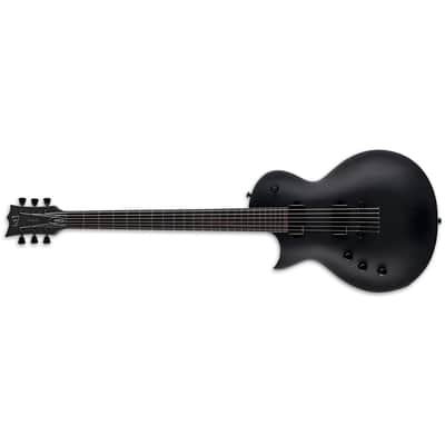 ESP LTD EC-1000 BARITONE  LH B Charcoal Metallic Satin CHMS Left Handed Electric Guitar - BRAND NEW + ESP HARD CASE image 2