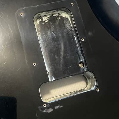 1988 Fullerton USA Fender American Stratocaster Black Guitar Body 2 Post Tremolo Ready image 16