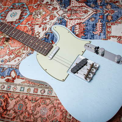 FENDER USA Custom Shop 60's Flamethrower Telecaster Custom Jrny Relic "Sonic Blue" (2025) image 5