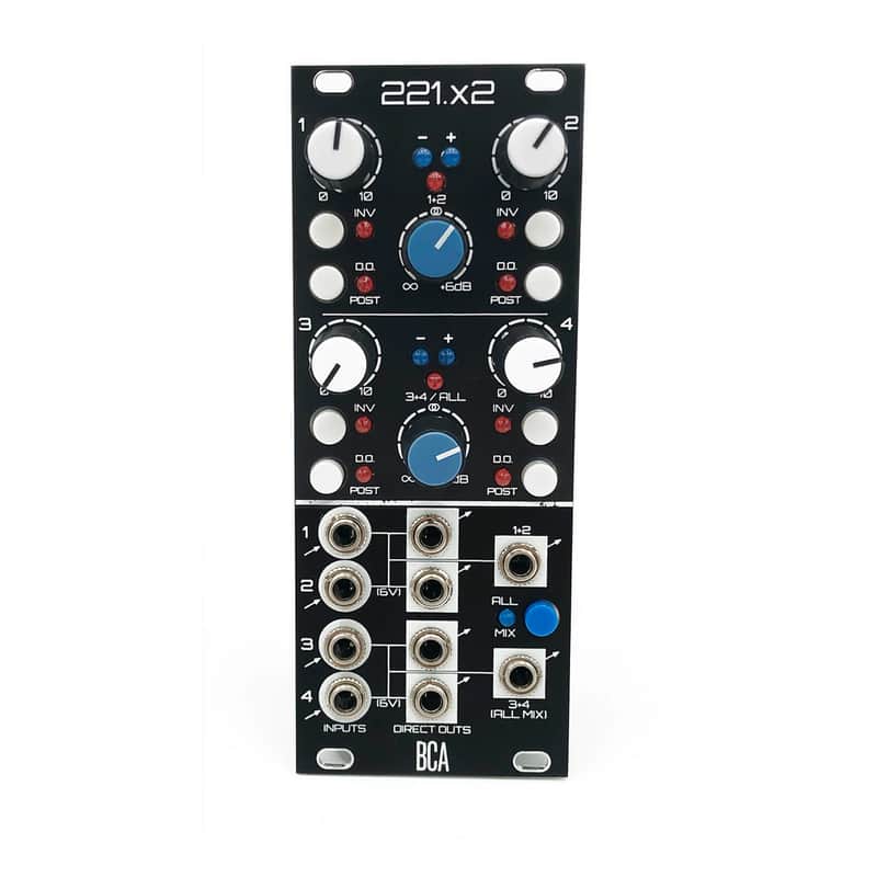 Blood Cells Audio 221.x2 Eurorack Audio & CV Utility Module image 1