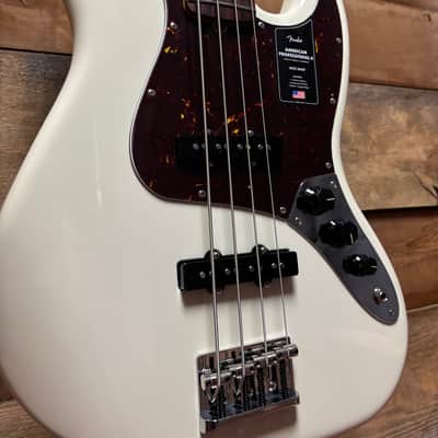 Fender American Pro II J-Bass RW Olympic White w/case image 1