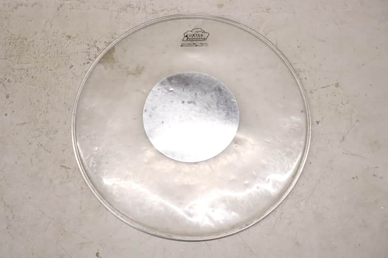 Ludwig Rocker 16" Clear Silver Dot Drum Head Vintage 1980's #1 image 1