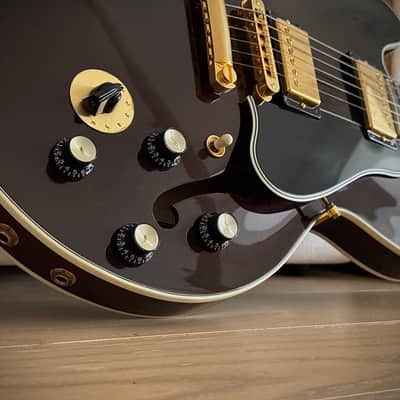 Gibson Custom Shop ES-345 Stereo Reissue Walnut Nur 3,99kg trotz Varitone! Gibson BB.King Customshop Case! 2008 - Walnut image 22