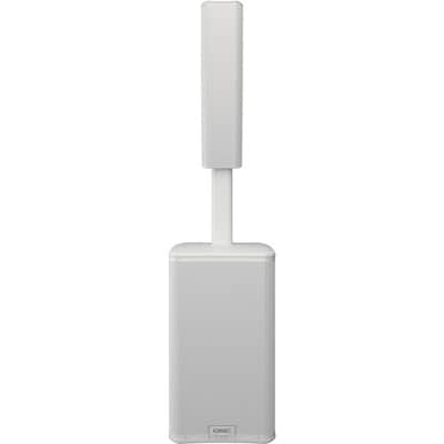 KC12-WH Active 3-Way Column Loudspeaker System with Bluetooth (White) - 12" image 2
