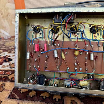 Vintage 1960s Selmer Treble N Bass 50 MKIII MK3 Valve Guitar Amplifier Head Bild 23