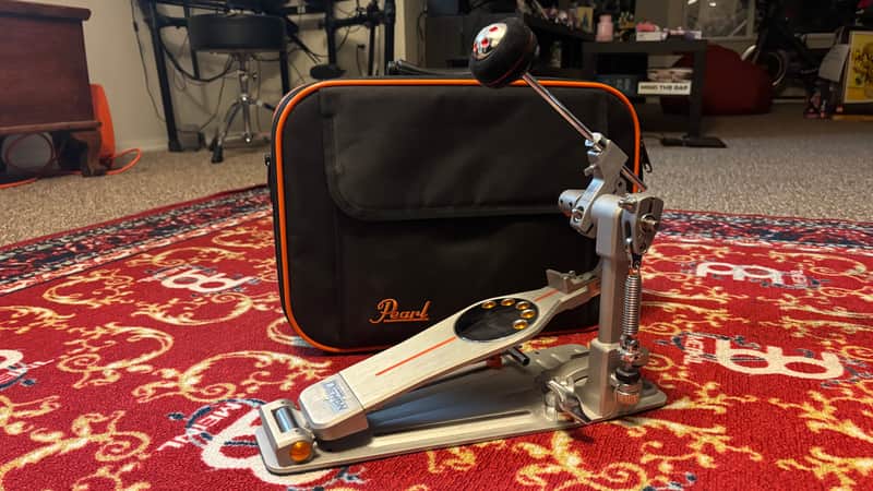 Pearl P3000D Eliminator Demon Direct-Drive Single Bass Drum Pedal 2010s - Silver / Grey image 1