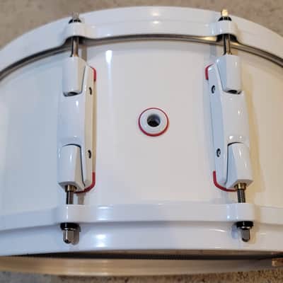 Pearl Reference Redline 14x6.5 20-Ply Limited Edition White Snare Drum - Ultra Rare 2008 image 4