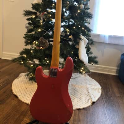Fender Precision Bass Fiesta Red image 4