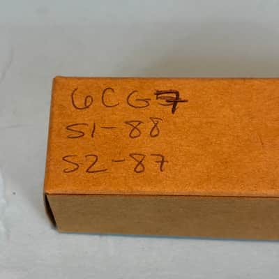 RCA 6CG7 6FQ7 Vintage Gray Plate Halo Getter Tube! T425 image 6
