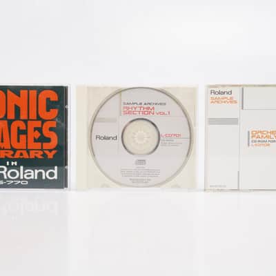 Roland Orchestral Family Vol 1& 2 Rhythm Section CD ROM Disks S-750 S-770 #54938 image 3