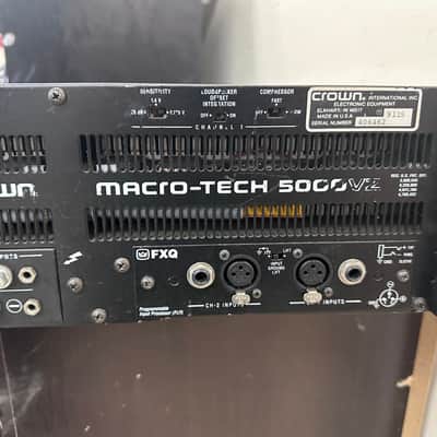 Crown Macro-Tech 5000VZ 2 Channel Power Amplifier - Broken - PARTS ONLY (#6462) image 7