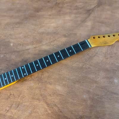 relic Vintage Fatboy Canadian Maple T guitar neck replacement Steel frets Dowel fits oem bodies image 13