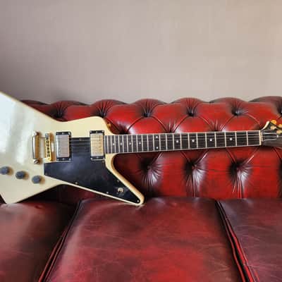Gibson Explorer 1982 antique white image 1
