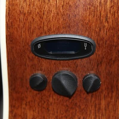 Fender Paramount PM-3C Triple-0 All-Mahogany Natural Acoustic Guitar with Case image 7