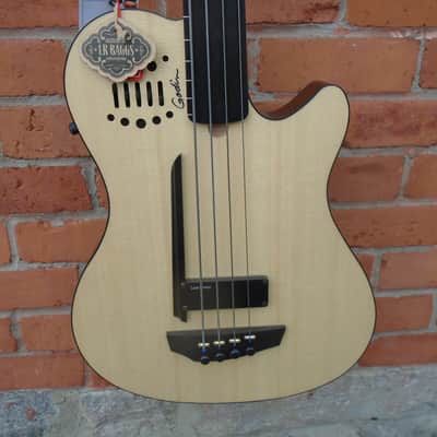 Godin A4 Ultra Fretless Natural A/E sf- natural image 2