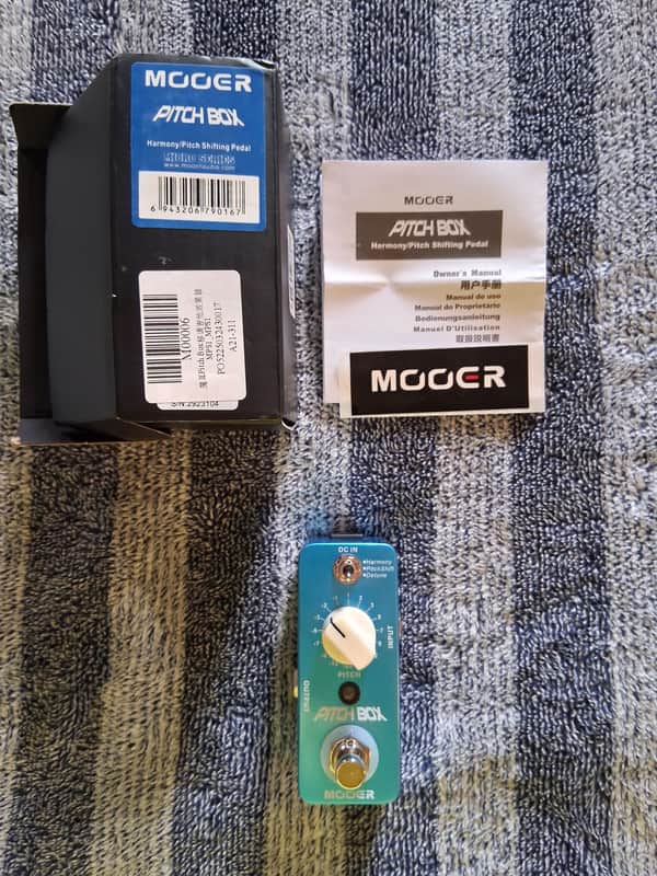 Mooer MPS1 Pitch Box 2010s - Blue w/detune great for EVH Hagar image 1