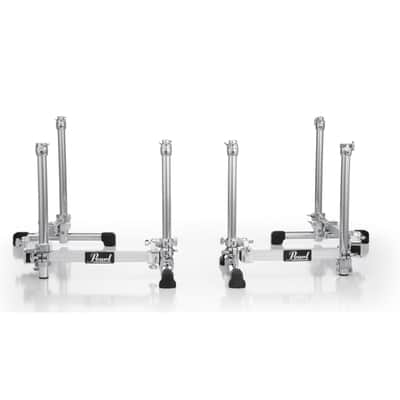 Pearl DR564C Icon Twin Low-Rise Curved Folding Side Racks image 4