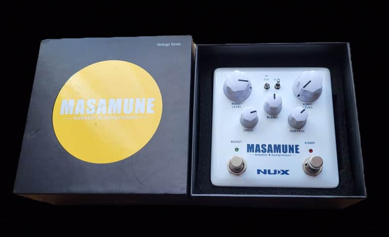 NuX NBK-5 Masamune Booster and Kompressor 2010s - White image 1