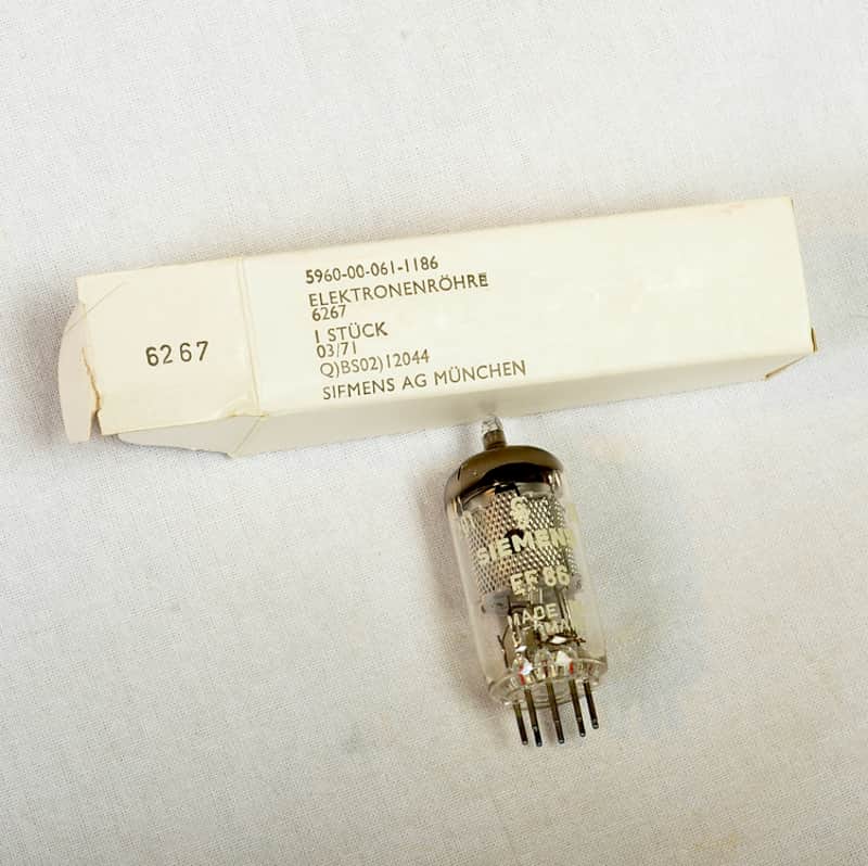 Siemens 6267/ EF86 pre amp tube NOS image 1
