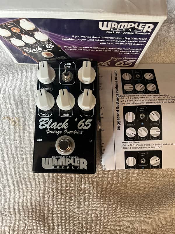 Wampler Black '65 Vintage Overdrive image 1