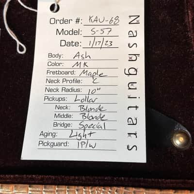 NASH S-57 RELIC 2023 WHITE BLONDE image 3