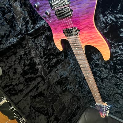 Suhr NAMM Piece Modern Carve Top Stunning Purple Gradient image 10