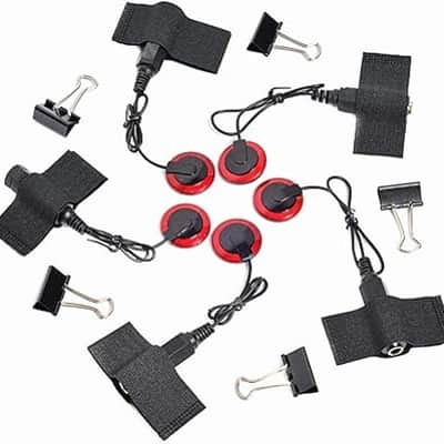 Agile-Shop 5 Pcs Piezo Contact Microphone Mic. Pickup for Guitar Violin Viola Cello Banjo image 1