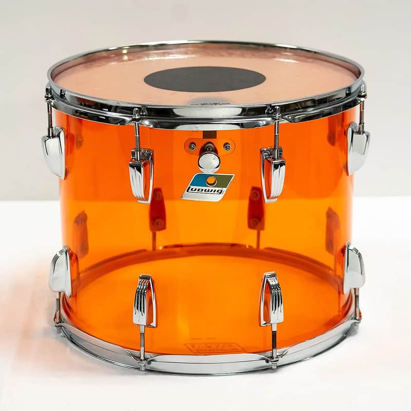 1970s Ludwig Vistalite 12x15" Mounted Tom with Single-Color Finish image 1