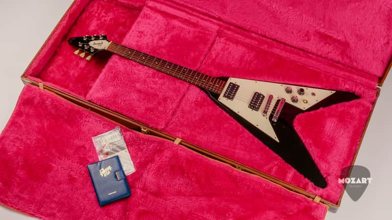Gibson Flying V ’67 Reissue 1989 | Pre-Catalog / First-Year Example | Yamano Japan | Original PAT NO Pickups & Rectangular Gibson Case image 1