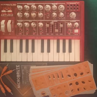 Arturia MicroBrute Red 25-Key Synthesizer 2014 - 2021 - Red