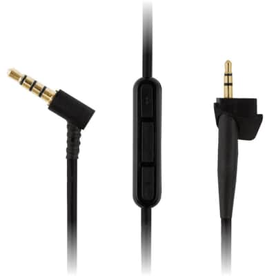[REYTID] Bose Around-Ear 2 AE2 AE2i AE2w Replacement Audio Cable / Bluetooth Adapter - Cable with Inline Remote / Black image 2
