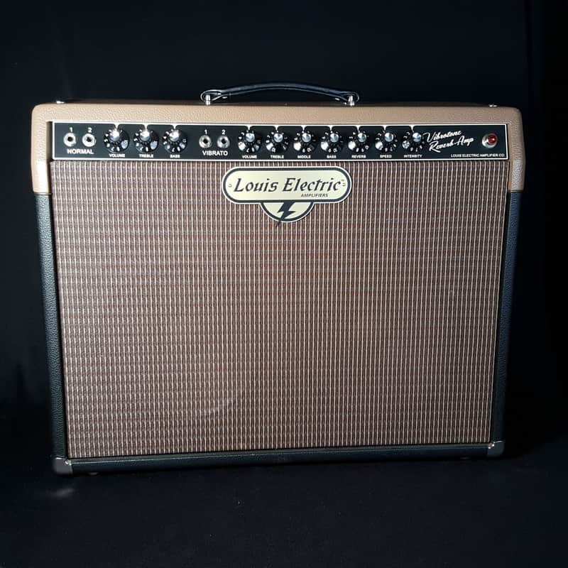 USED Louis Electric Vibrotone Evertone Reverb Amp Guitar Amplifier image 1