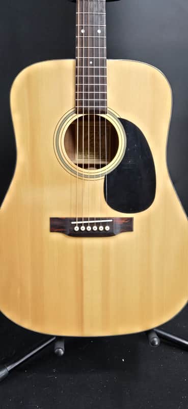 Recording King RD-318 Deluxe Dreadnought Natural | Reverb