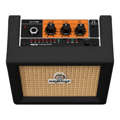 Crush Mini 3-Watt Battery Powered Guitar Combo Amplifier Black image 3