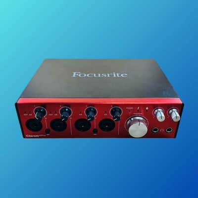 Focusrite Clarett 4Pre Thunderbolt Audio Interface 2010s - Red image 2