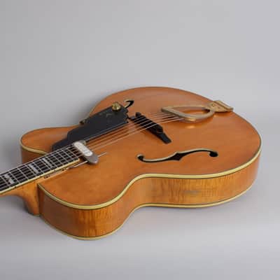 Guild  Artist Award B w/floating DeArmond pickup Arch Top Acoustic Guitar (1961), ser. #17325, brown tolex hard shell case. image 7