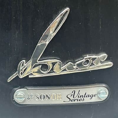 Sonor Vintage Series 5 3/4"X14" Snare Drum (314T-12184) new - Black Matte Lacquer image 2