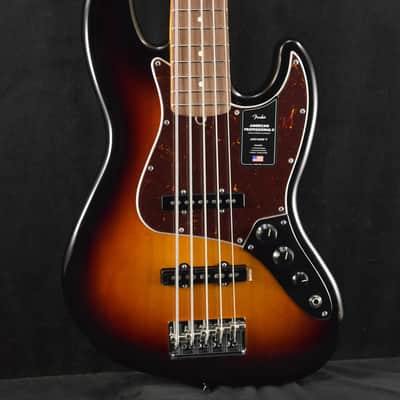 Fender American Professional II Jazz Bass V 3-Color Sunburst Rosewood Fingerboard image 1