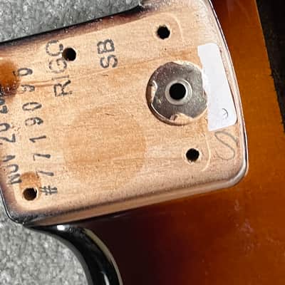 Fender American Professional II Stratocaster guitar body sunburst image 2